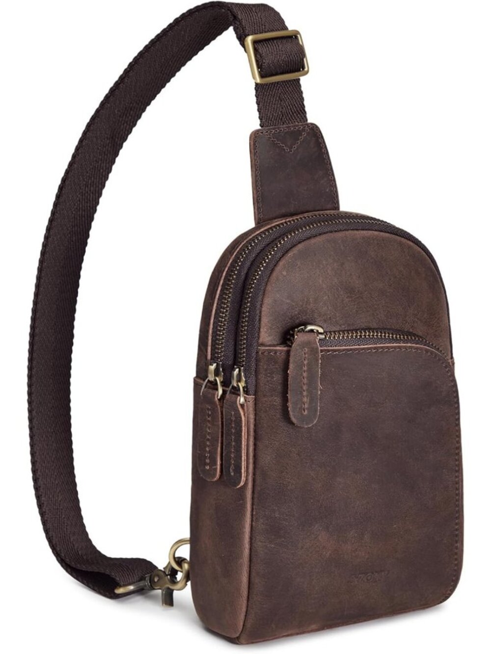 Genuine Leather RFID Blocking Small Sling Bag | Women's Crossbody Fanny Pack